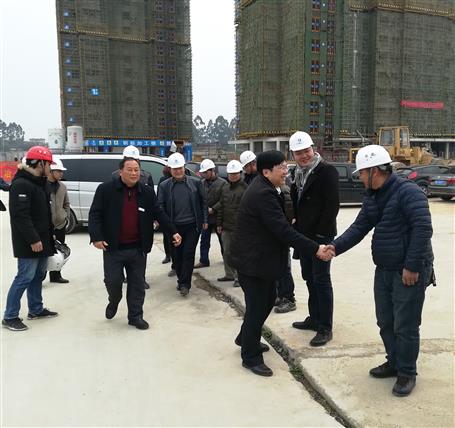 羅濤到冶建公司項目現(xiàn)場慰問和檢查指導(dǎo)工作