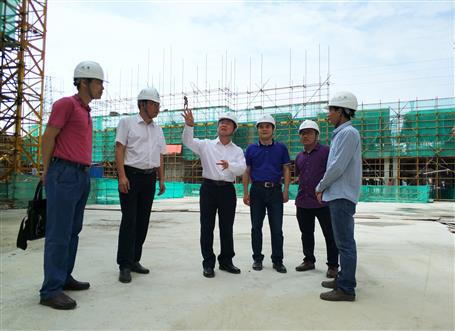 覃振華、劉國江到梧州佛子時代廣場項目調(diào)研